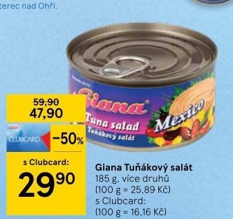 Salát s tuňákem Giana