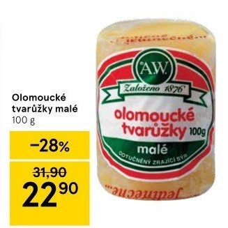 Sýr tvarůžky olomoucké A.W.