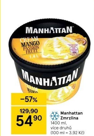 Zmrzlina v kelímku Manhattan Nestlé