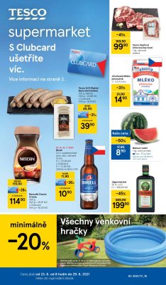 akční leták Tesco 23.6.2021-29.6.2021