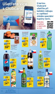akční leták Tesco 23.6.2021-29.6.2021