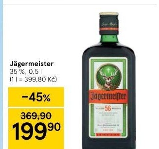 Bylinný likér Jägermeister