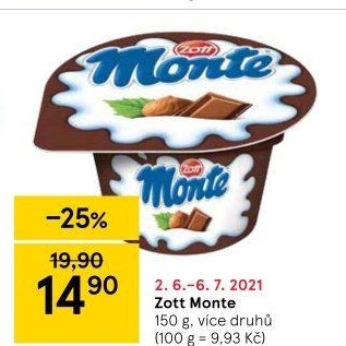 Dezert Monte Zott