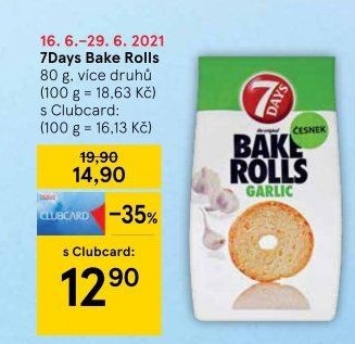 Krekry Bake rolls 7 Days