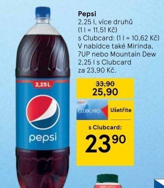 Limonáda Pepsi