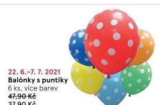 Nafukovací balónky