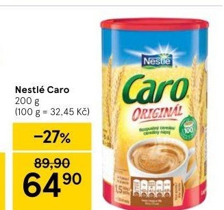 Nápoj instantní obilninový Caro Nestlé