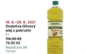 Olej z pokrutin Ondoliva
