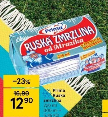 Ruská zmrzlina Prima