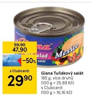 Salát s tuňákem Giana
