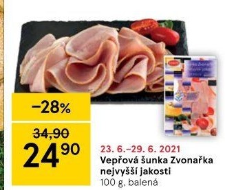 Šunka Zvonařka nejvyšší jakosti LE&amp