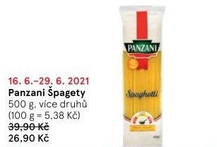 Těstoviny Panzani