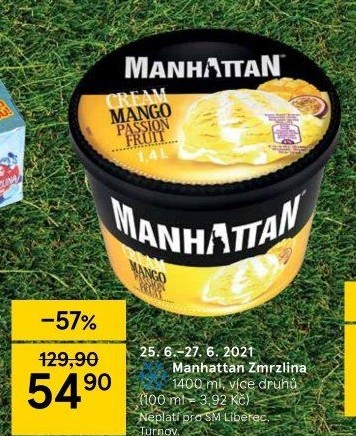 Zmrzlina v kelímku Manhattan Nestlé