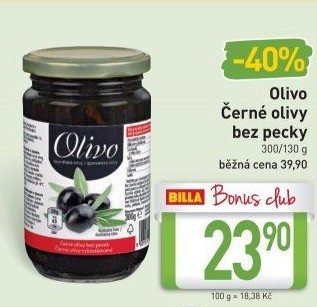 Černé olivy Olivo