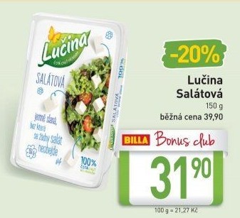 Sýr salátová Lučina