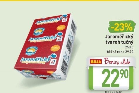 Tvaroh tučný Jaroměřický