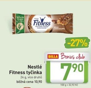 Tyčinka cereální Fitness Nestlé