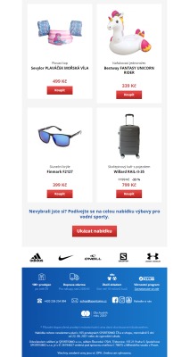 akční leták Sportisimo 22.6.2021-27.6.2021