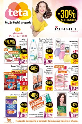 akční leták Teta drogerie 24.6.2021-5.7.2021