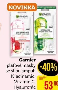 Ampulová textilní maska Garnier