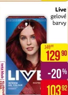 Barva na vlasy Live Schwarzkopf