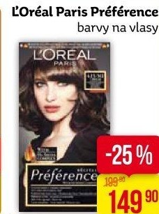 Barva na vlasy Préférence L'