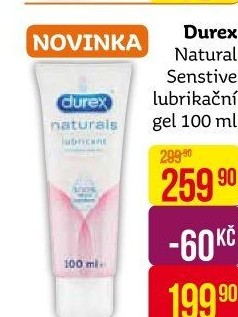 Gel lubrikačnípřírodní Durex