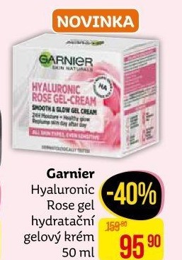 Gel pleťový hydratační Hyaluronic Rose Garnier