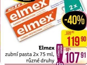 Pasty na zuby Elmex