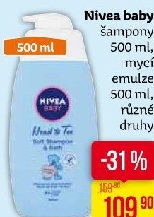 Šampon dětský jemný Baby Nivea