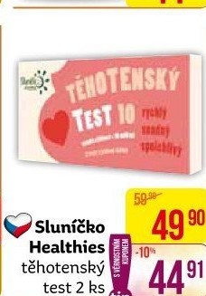 Těhotenský test Healthies