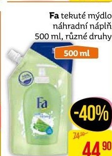 Tekuté mýdlo Fa - náhradní náplň