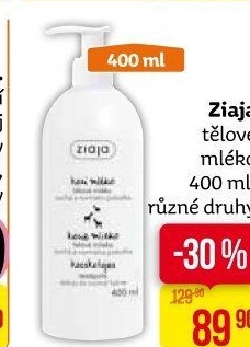 Tělové mléko Ziaja