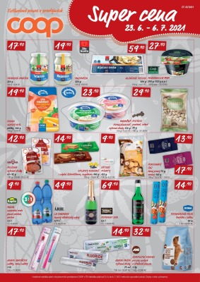 akční leták COOP 23.6.2021-6.7.2021