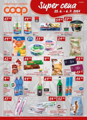 akční leták COOP 23.6.2021-29.6.2021