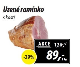 Uzené ramínko s kostí