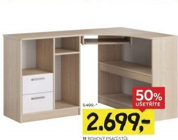 ROHOVÝ PSACÍ STŮL