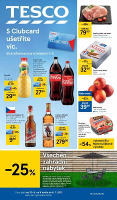 akční leták Tesco 30.6.2021-6.7.2021