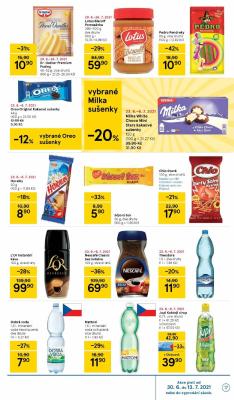 akční leták Tesco 30.6.2021-6.7.2021