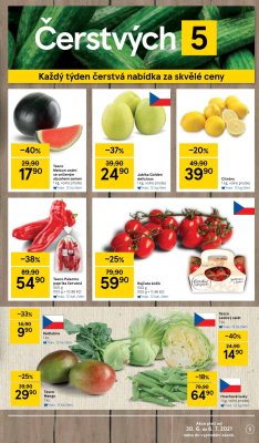 akční leták Tesco 30.6.2021-6.7.2021