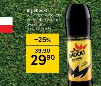 Energetický nápoj Big Shock