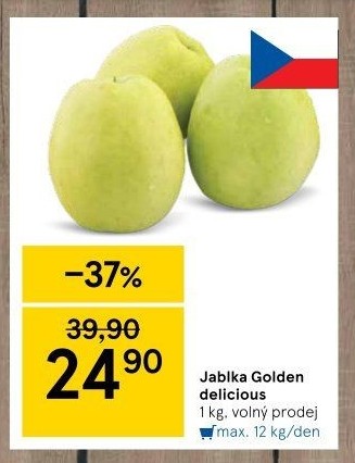 Jablka Golden Delicious
