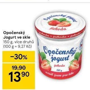 Jogurt ochucený Opočenský Bohemilk