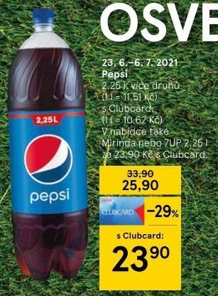 Limonáda Pepsi