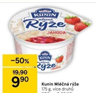 Mléčná rýže Kunín