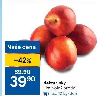 Nektarinky - Tesco akcniletaky.com