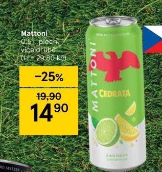 Ochucená voda Mattoni