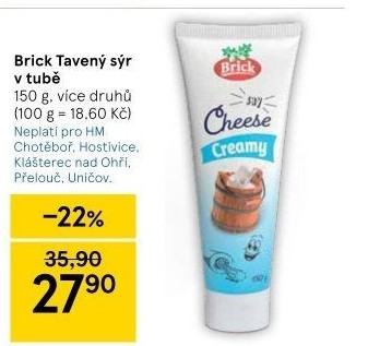 Sýr tavený Cheese Brick