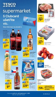 akční leták Tesco 30.6.2021-6.7.2021