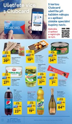 akční leták Tesco 30.6.2021-6.7.2021